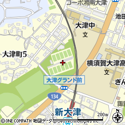 大津公園テニスコート周辺の地図