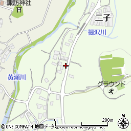 静岡県御殿場市二子208周辺の地図