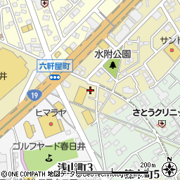 愛知県春日井市六軒屋町東丘13-60周辺の地図