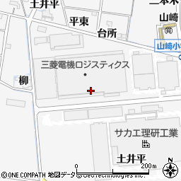 愛知県稲沢市祖父江町山崎駒堀周辺の地図