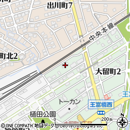 愛知県春日井市大留町2丁目8周辺の地図