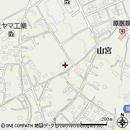 静岡県富士宮市山宮939周辺の地図