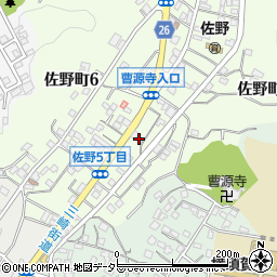 金子荘周辺の地図