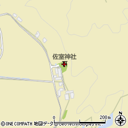 佐室神社周辺の地図