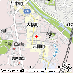 滋賀県彦根市大橋町44周辺の地図