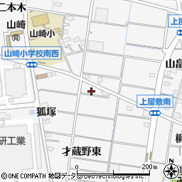 愛知県稲沢市祖父江町山崎笹原267周辺の地図