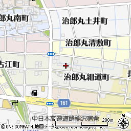 愛知県稲沢市治郎丸細道町26周辺の地図