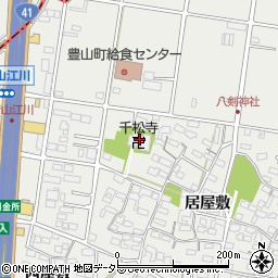 千松寺周辺の地図