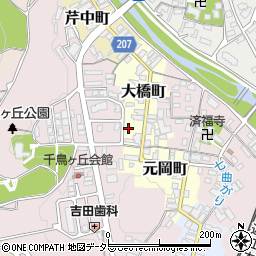 滋賀県彦根市大橋町7周辺の地図
