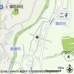 静岡県御殿場市二子212周辺の地図