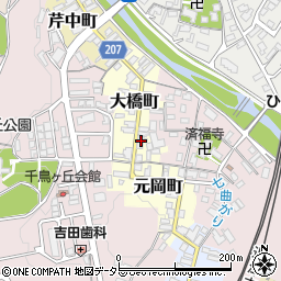 滋賀県彦根市大橋町40周辺の地図