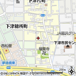 愛知県稲沢市下津片町192周辺の地図