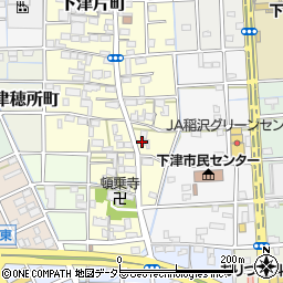 愛知県稲沢市下津片町172周辺の地図