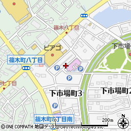 愛知県春日井市下市場町3丁目周辺の地図