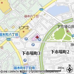 愛知県春日井市下市場町3丁目13周辺の地図