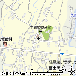 静岡県御殿場市中清水172周辺の地図