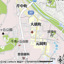 滋賀県彦根市大橋町8周辺の地図