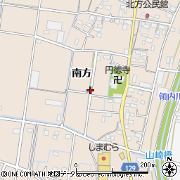 愛知県稲沢市祖父江町祖父江南方周辺の地図