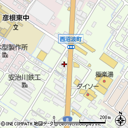 ドコモショップ彦根店周辺の地図