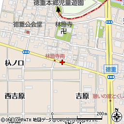 愛知県北名古屋市徳重郷前周辺の地図