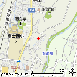 静岡県御殿場市中山374周辺の地図