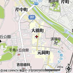 滋賀県彦根市大橋町10周辺の地図