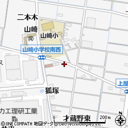 愛知県稲沢市祖父江町山崎二本木前周辺の地図