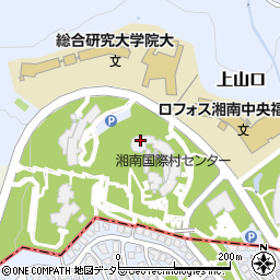湘南国際村センター　フロント周辺の地図