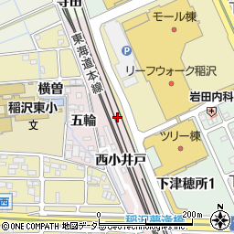 愛知県稲沢市長野町周辺の地図
