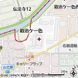 愛知県北名古屋市鍜治ケ一色端須賀周辺の地図