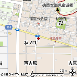 愛知県北名古屋市徳重杁ノ口周辺の地図