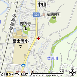 静岡県御殿場市中山413周辺の地図