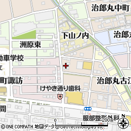 愛知県稲沢市国府宮神田町23周辺の地図