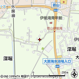 千葉県いすみ市深堀1372-1周辺の地図