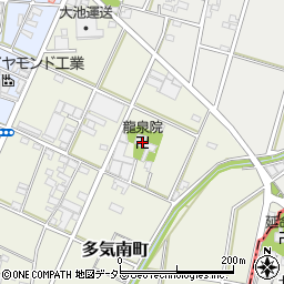 龍泉院周辺の地図