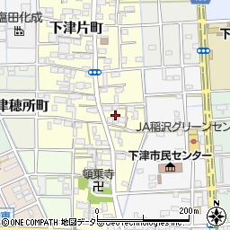 愛知県稲沢市下津片町160周辺の地図