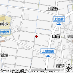 愛知県稲沢市祖父江町山崎上屋敷周辺の地図