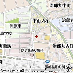愛知県稲沢市国府宮神田町21周辺の地図