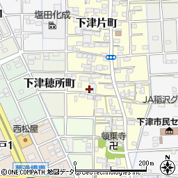 愛知県稲沢市下津片町155周辺の地図
