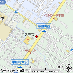 彦根平田町食堂周辺の地図