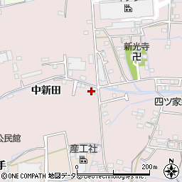 愛知県春日井市西屋町中新田93周辺の地図