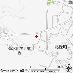 愛知県瀬戸市北丘町周辺の地図