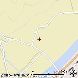 鳥取県日野郡江府町下安井406周辺の地図
