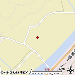 鳥取県日野郡江府町下安井256周辺の地図