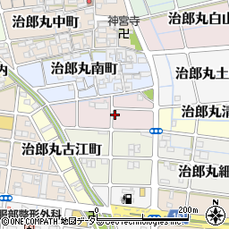 愛知県稲沢市治郎丸郷前町周辺の地図