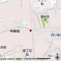 愛知県春日井市西屋町中新田90周辺の地図