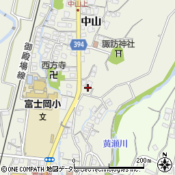 静岡県御殿場市中山264周辺の地図