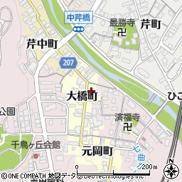 滋賀県彦根市大橋町32周辺の地図
