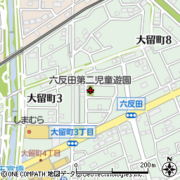 六反田第二児童遊園周辺の地図