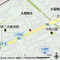 クリーニングの太陽舎　春日井大留店周辺の地図
